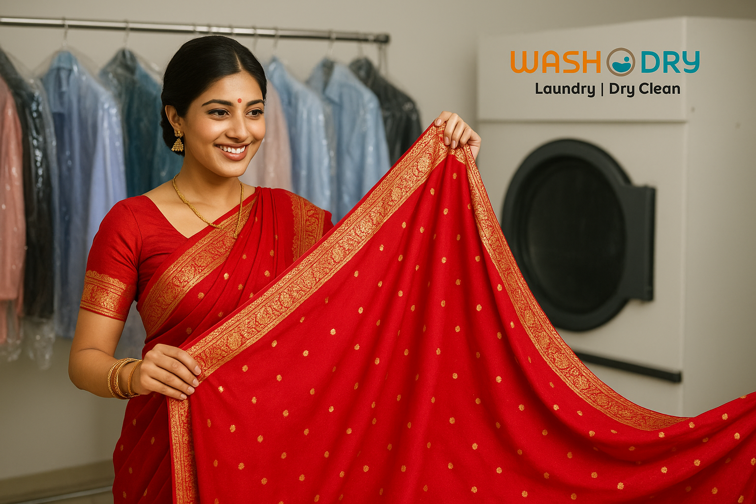 Karwa Chauth Sarees & Outfits: Keep Them Sparkling with Professional Dry Cleaning