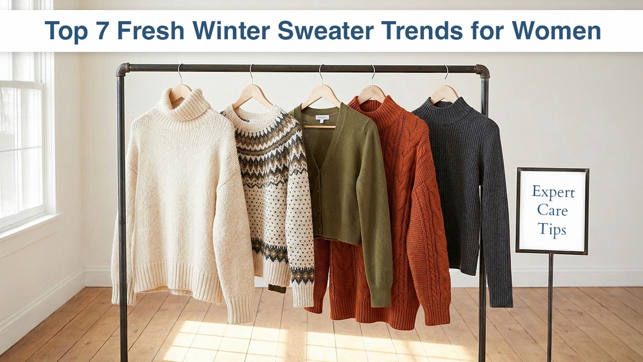 Top 7 Fresh Winter Sweater Trends for Women: With Expert Care Tips