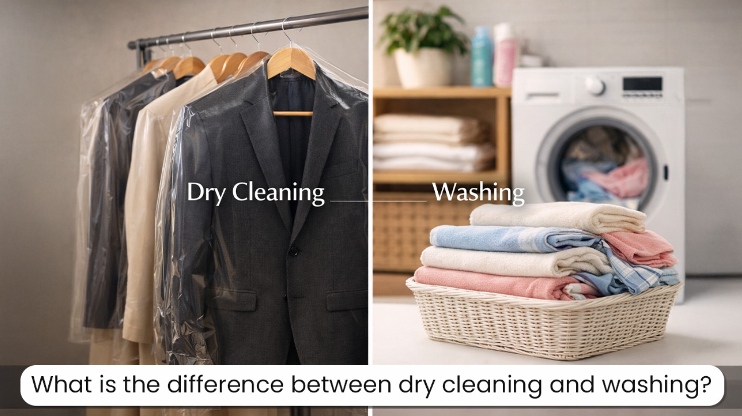 What is the Difference Between Washing and Dry Cleaning?