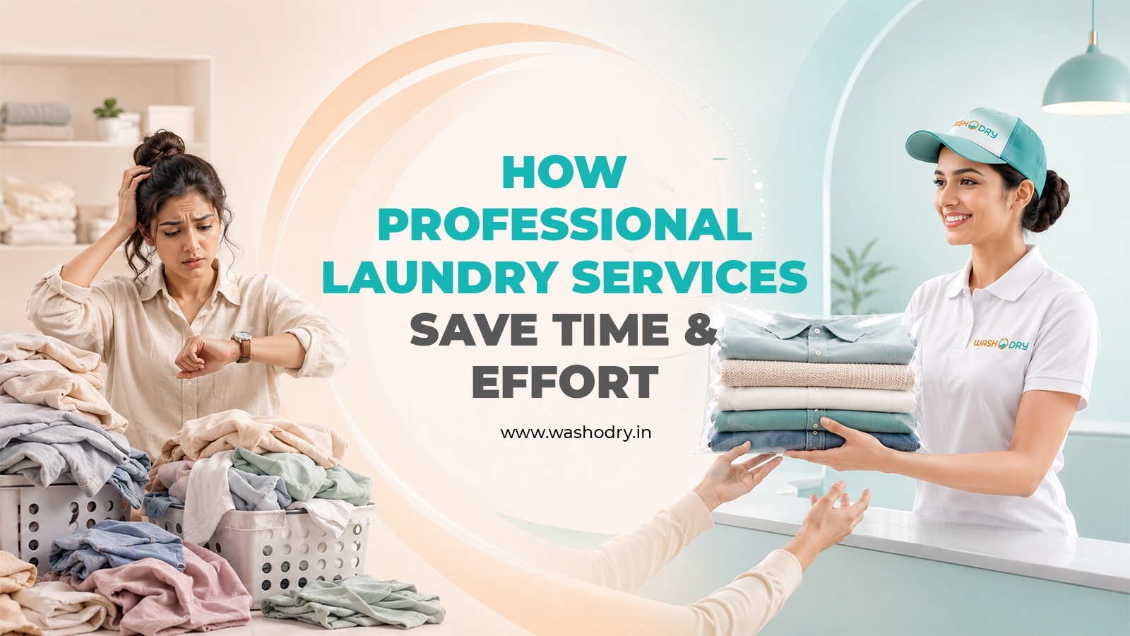 How Professional Laundry Services Save Time & Effort