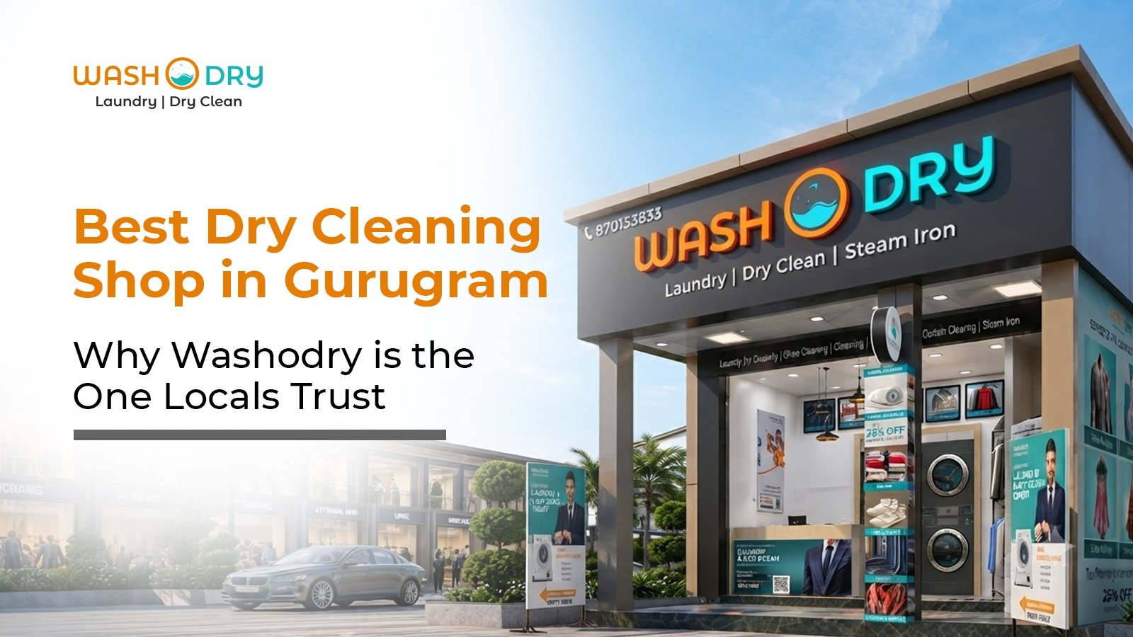 Best Dry Cleaning Shop in Gurugram: Why Washodry is the One Locals Trust