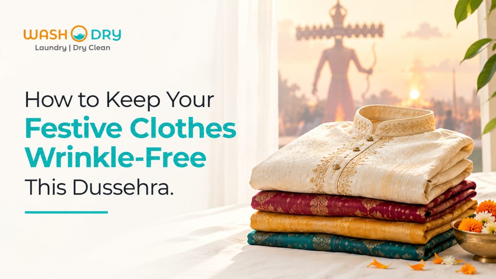 How to Keep Your Festive Clothes Wrinkle-Free This Dussehra